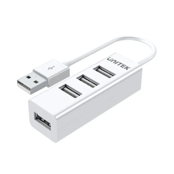 UNITEK Y-2146 4-PORT USB 2.0 HUB 480MBPS WHITE
