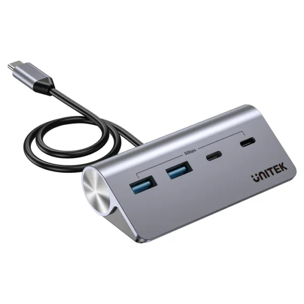 UNITEK H1337AGY01 uHUB Q4 4-IN-1 USB-C HUB 2XUSB-A, 2XUSB-C - Image 2