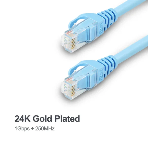 UNITEK Y-C811ABL CAT6 UTP ETHERNET RJ45 CABLE  BLUE (3M TO 20M) - Image 5
