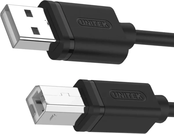 UNITEK Y-C4001GBK USB2.0 MALE TO USB-B (M) PRINTER CABLE 2M - Image 2