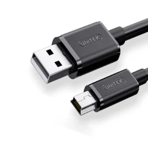 UNITEK Y-C432EBK USB2.0 MALE TO MINI 5PIN DATA CABLE 1.5M