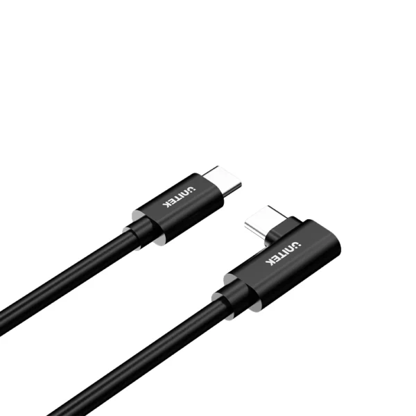 UNITEK C14094ABK01-5M USB-C TO C 90 DEGREE VR LINK PRO CABLE 5M - Image 7