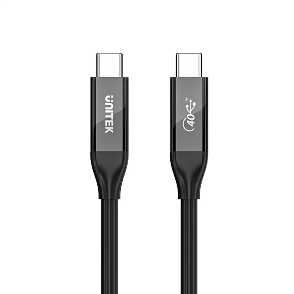 UNITEK C14100ABK01-2M USB4 THUNDERBOLT 3 & 4 USB-C TO C CABLE 240W 8K@60HZ
