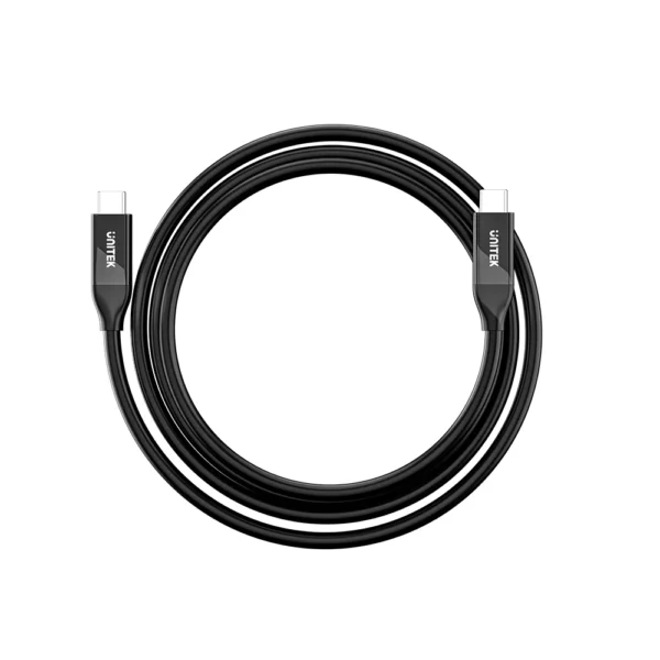 UNITEK C14100ABK01-2M USB4 THUNDERBOLT 3 & 4 USB-C TO C CABLE 240W 8K@60HZ - Image 7