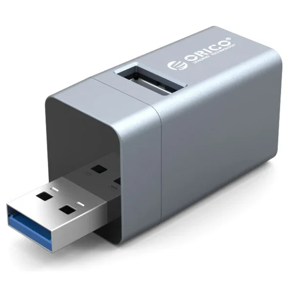 ORICO MINI 3 IN 1 USB HUB U32L-GY-BP