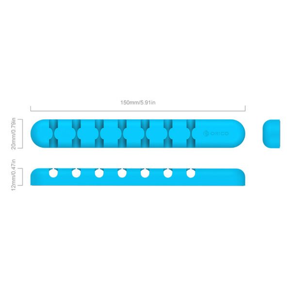 ORICO CBS7-BL SOFT SILICONE DESK CABLE MANAGE - Image 2
