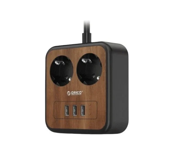 ORICO APD-2A3U-EU POWER STRIP WITH 3XUSB CHARGER - Image 2