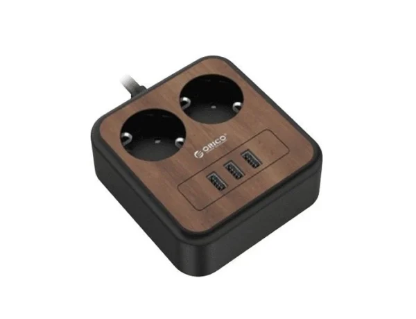 ORICO APD-2A3U-EU POWER STRIP WITH 3XUSB CHARGER - Image 3
