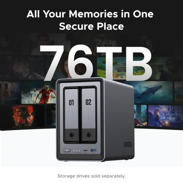 UGREEN NASync DXP2800 2-bay NAS - Image 2