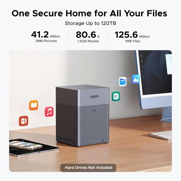 UGREEN NASync DH4300 Plus | 4-Bay NAS with 2.5 GbE LAN Port - Image 2