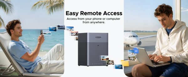 UGREEN NASync DH4300 Plus | 4-Bay NAS with 2.5 GbE LAN Port - Image 9