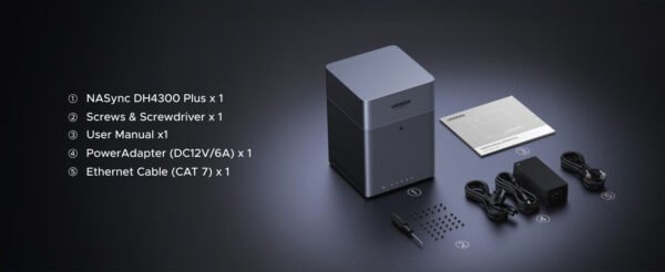 UGREEN NASync DH4300 Plus | 4-Bay NAS with 2.5 GbE LAN Port - Image 10
