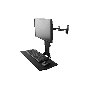 FLEXO VKT-01 Wall Mount LED Bracket with Key Board Tray