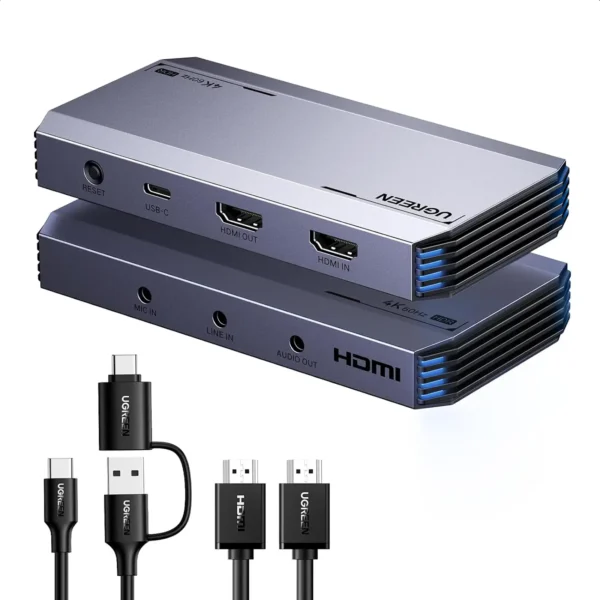 UGREEN 25173 4K@60Hz Capture Card, Ultra HD HDMI Video Capture Card 1080P@240Hz