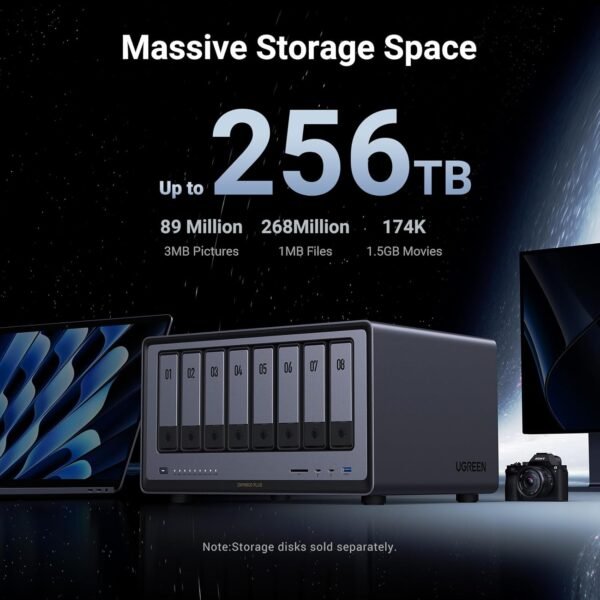 UGREEN NASync DXP8800 Plus 8-bay NAS - Image 2
