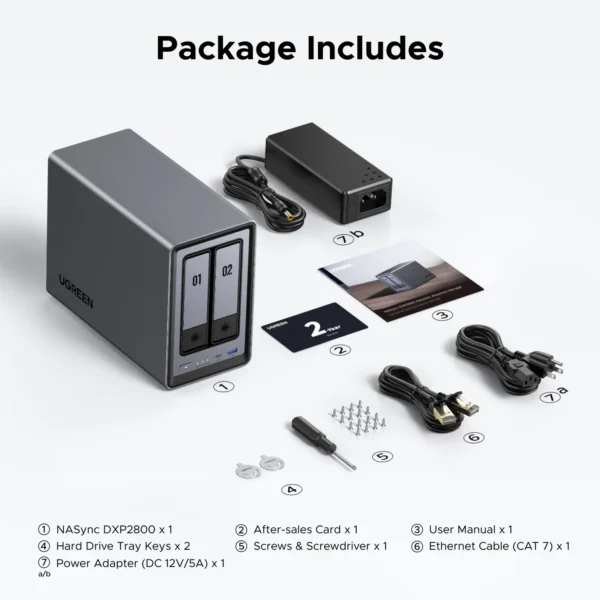 UGREEN NASync DXP2800 2-bay NAS - Image 6