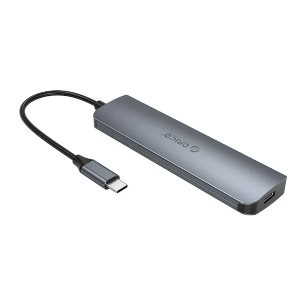 ORICO MC-U601P 6 in 1 Multi-Functional Hub - Gray - Image 2