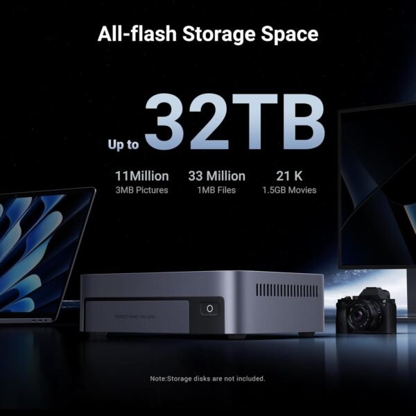 UGREEN NASync DXP480T Plus  4-bay NVMe NAS (WIFI Ready) - Image 4
