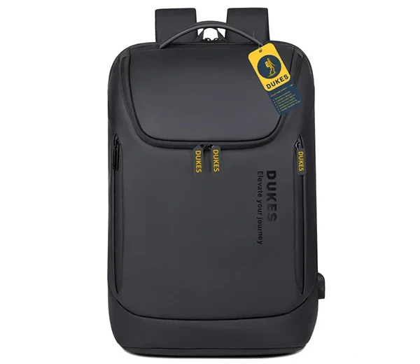 DUKES DM-2304BK Laptop Backpack – Travel And Business Computer Bag Black