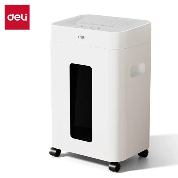 Deli ET058 | High-Security Micro-Cut Shredder with 8 Sheets Capacity