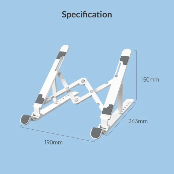ORICO PFB-A24 Adjustable Laptop Stand - Black - Image 7