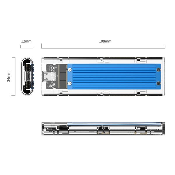 ORICO TCM2M-C3 M.2 SSD ENCLOSURE - Image 2