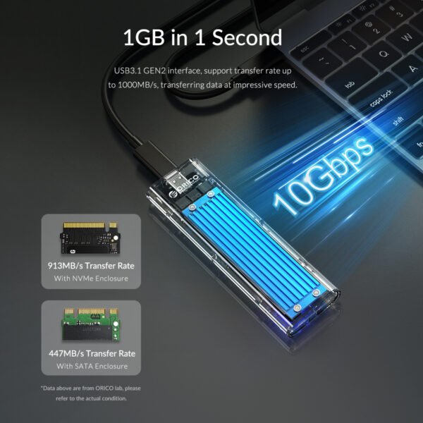 ORICO TCM2M-C3 M.2 SSD ENCLOSURE - Image 5