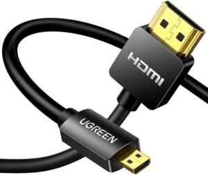 Ugreen 15841 Male Micro HDMI to Male HDMI Tethering Cable (0.5m)