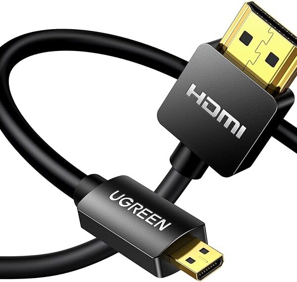Ugreen 15841 Male Micro HDMI to Male HDMI Tethering Cable (0.5m)