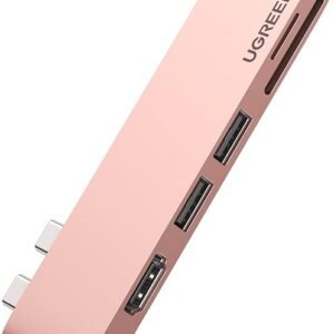 UGREEN 90288 USB C Hub for MacBook Pro 6-In-2 Type C Hub Adapter