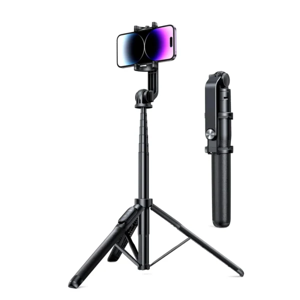 UGREEN 15062 Tripod Stand with Bluetooth Remote, Aluminum Selfie Stick And Phone Holder