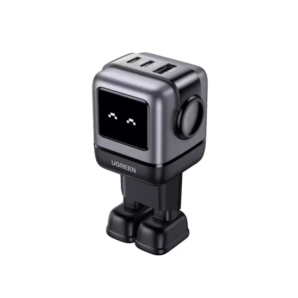 UGREEN 25685B UNO RG 3-PORT 65W ROBOT GAN FAST CHARGER