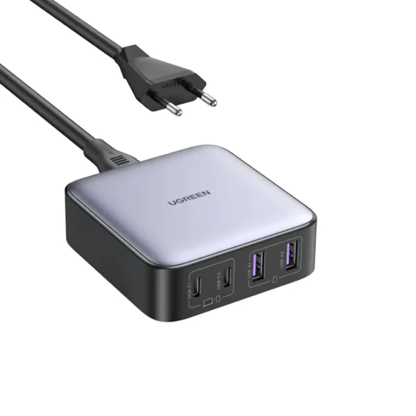 UGREEN 90747 NEXODE 4-PORT 65W GAN FAST CHARGER (2XUSB-C / 2XUSB-A) EU