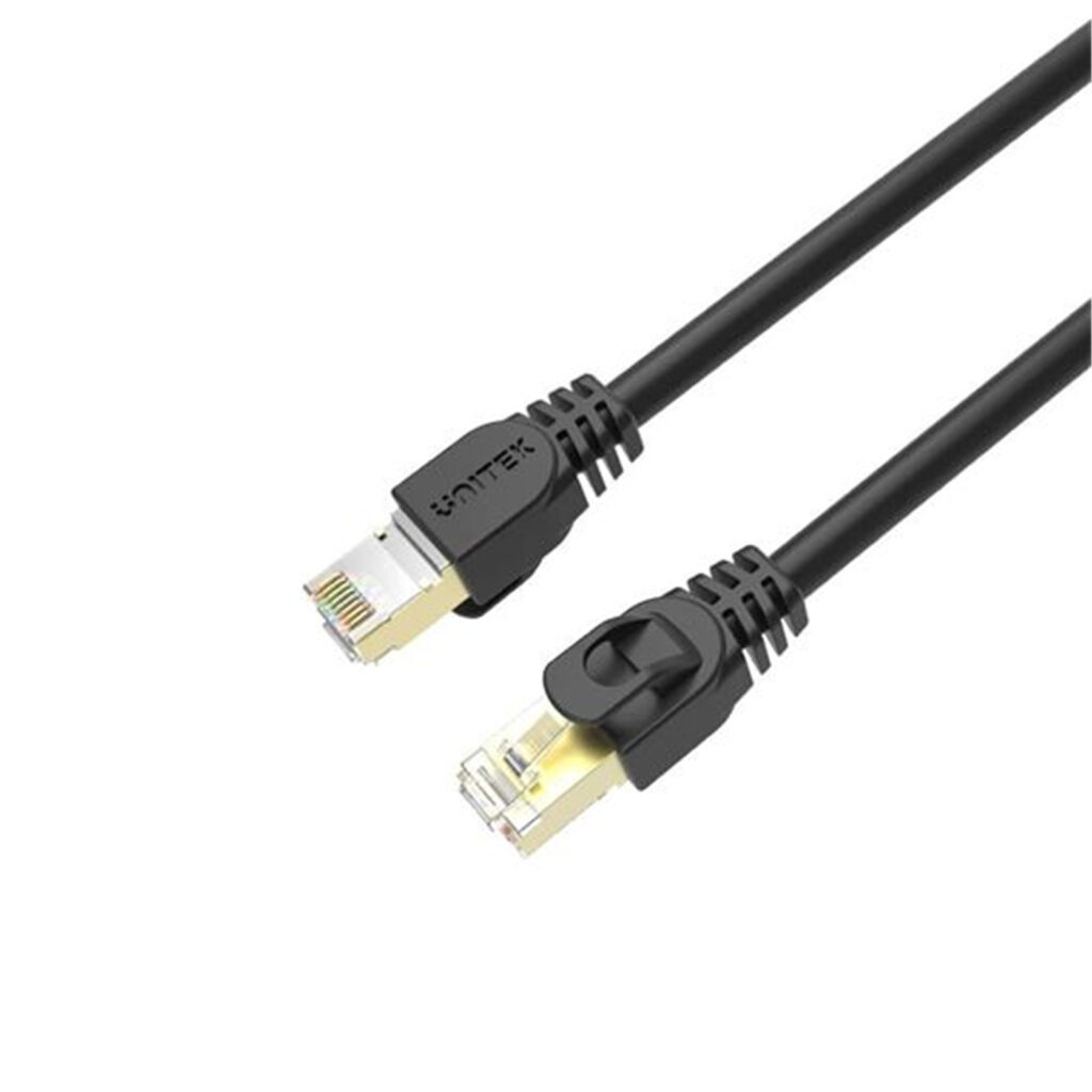 UNITEK C1811EBK CAT7 SSTP RJ45 ETHERNE CABLE 3M BLACK