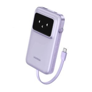 UGREEN 35604B 10000mAh Power Bank with Built-in Cable