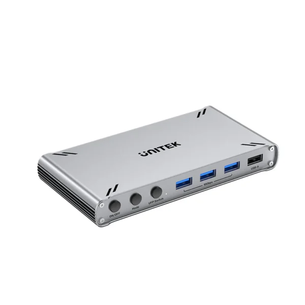 UNITEK D1118AGY01-EU USB-C 10GBPS HDMI SPLIT-SCREEN KVM SWITCH 2PCS SHARE 1 MONITOR And 5 USB-A DEVICES