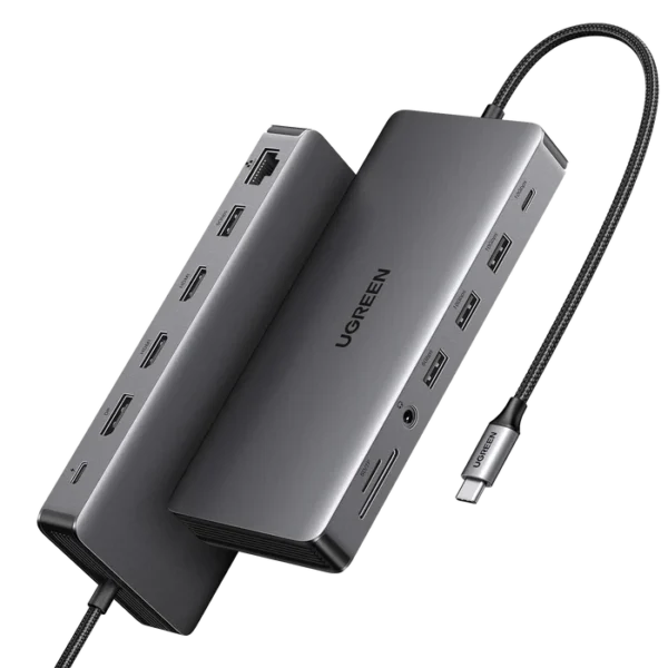 UGREEN 15978 USB-C 13-IN-1 MULTIFUNCTION DOCKING STATION TRIPLE DISPLAY 4K