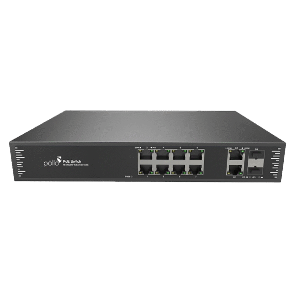 Pollo 12 Port Gigabit Network Switch (PLN-1108MGB-SFP)