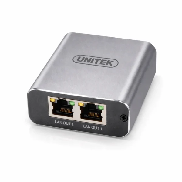 UNITEK U1347A 1-TO-2 GIGABIT NETWORK SPLITTER METAL SHEILD