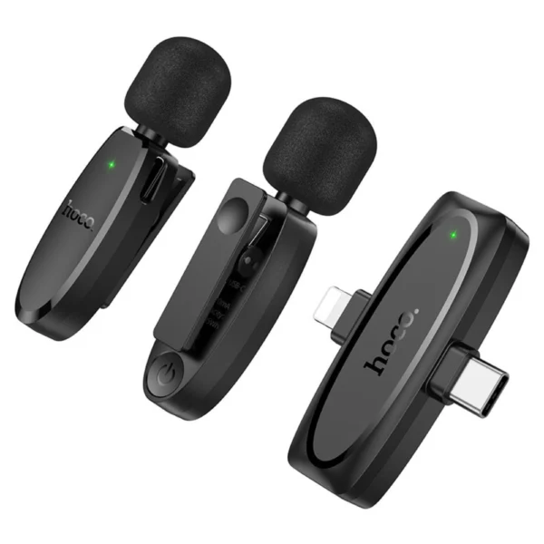 HOCO L15 Type-C Crystal Lavalier Wireless Digital Microphone