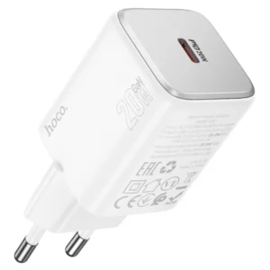 HOCO N40 Mighty PD20W Fast Charging Wall Charger (EU Plug) – Single Port