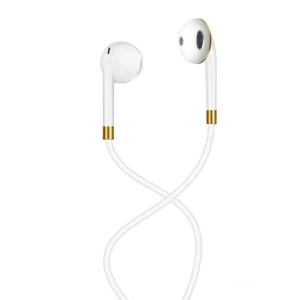 HOCO M1 Stereo Sound Wired Earphone – 3.5mm Handsfree Headset White