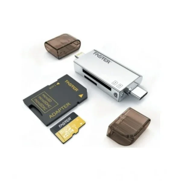 FASTER 2 in 1 USB OTG Card Reader FU-101