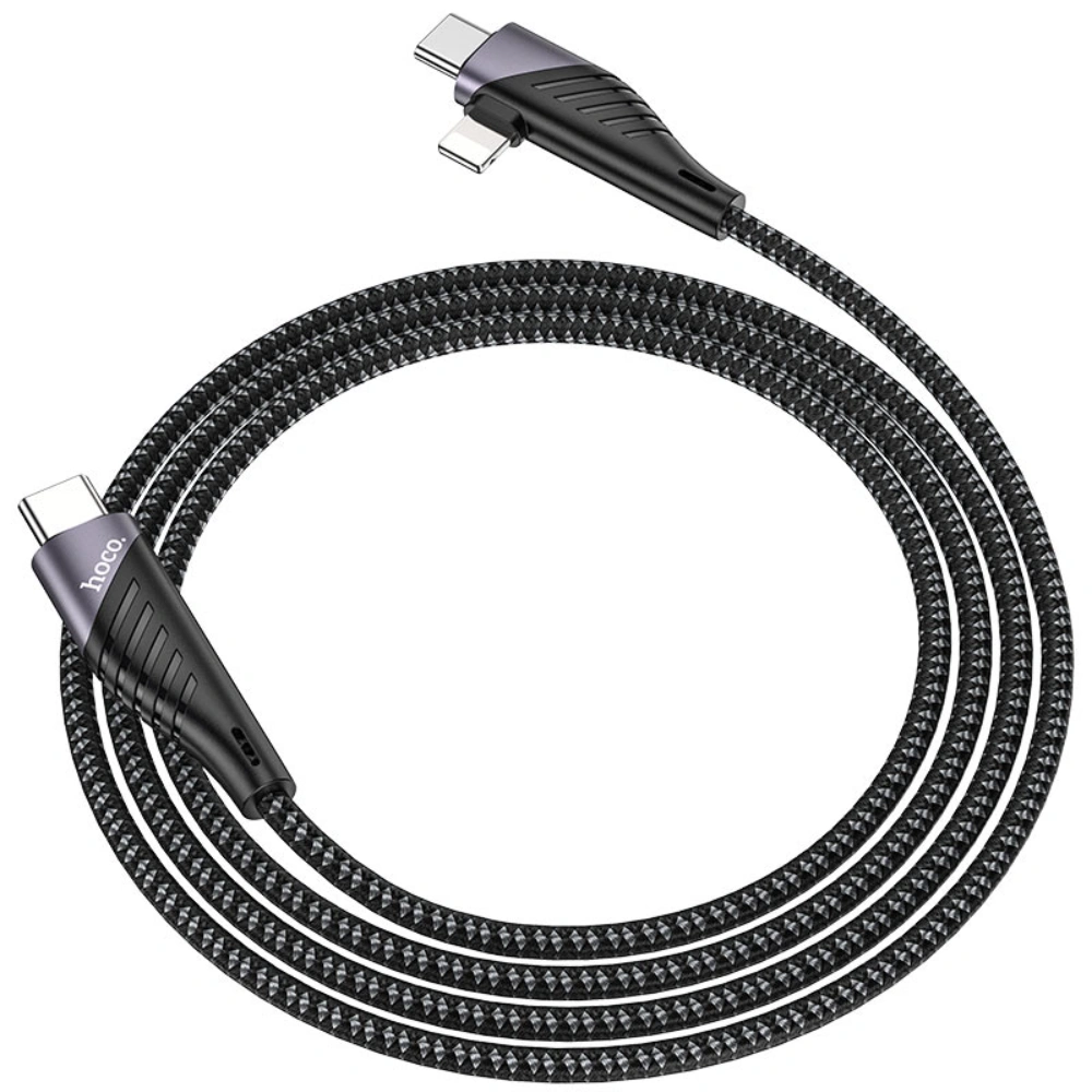 HOCO U95 2-in-1 Type-C to C Lightning Cable – Super Fast Charging - Image 4