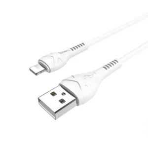 HOCO X37 iPhone Lightning Cable White – Fast Charging And Data Sync