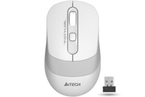 A4Tech FG10S Fstyler 2.4G Wireless Silent Click Mouse USB | White