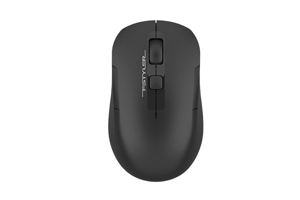 A4Tech FG16CS Air2 2.4G Wireless Silent Click Rechargeable Mouse | Black / Black+Blue - Image 3