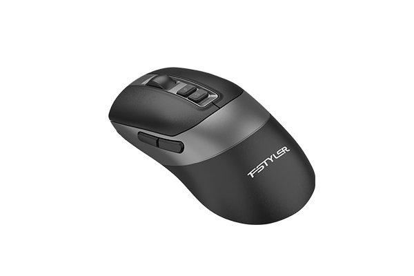 A4Tech FG50S Plus Fstyler 2.4G Wireless Silent Click Mouse USB | Black - Image 2