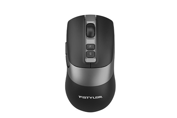A4Tech FG50S Plus Fstyler 2.4G Wireless Silent Click Mouse USB | Black