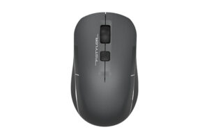 A4Tech FB26CS Air2 Fstyler Dual Mode Bluetooth & 2.4GHz Wireless Silent Click Mouse USB | Smoky Grey